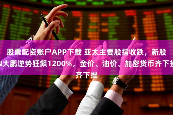 股票配资账户APP下载 亚太主要股指收跌，新股N大鹏逆势狂飙1200%，金价、油价、加密货币齐下挫